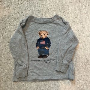 Polo by Ralph Lauren Polo Bear Boys Long Sleeve Tee